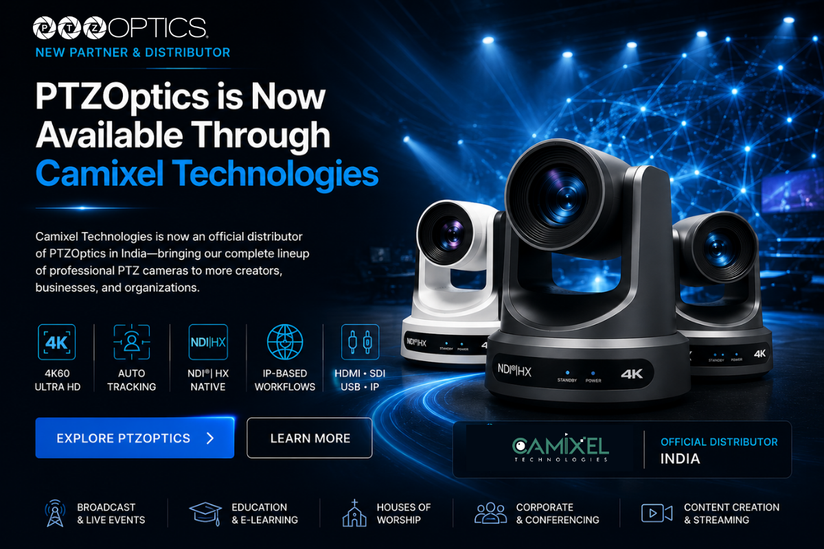PTZOptics community event and camera demonstration